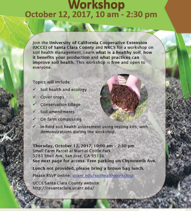 Free Workshop on Soil Management